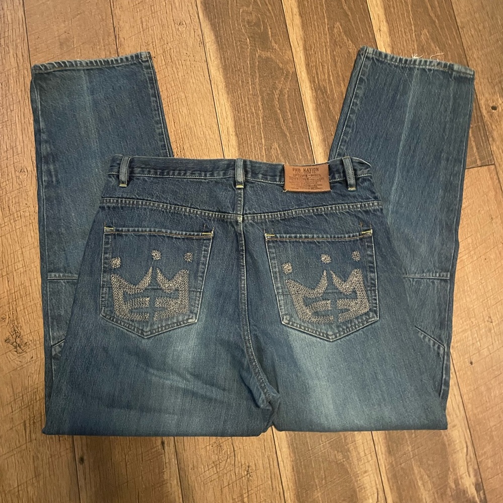 Y2K Crown Jeans
